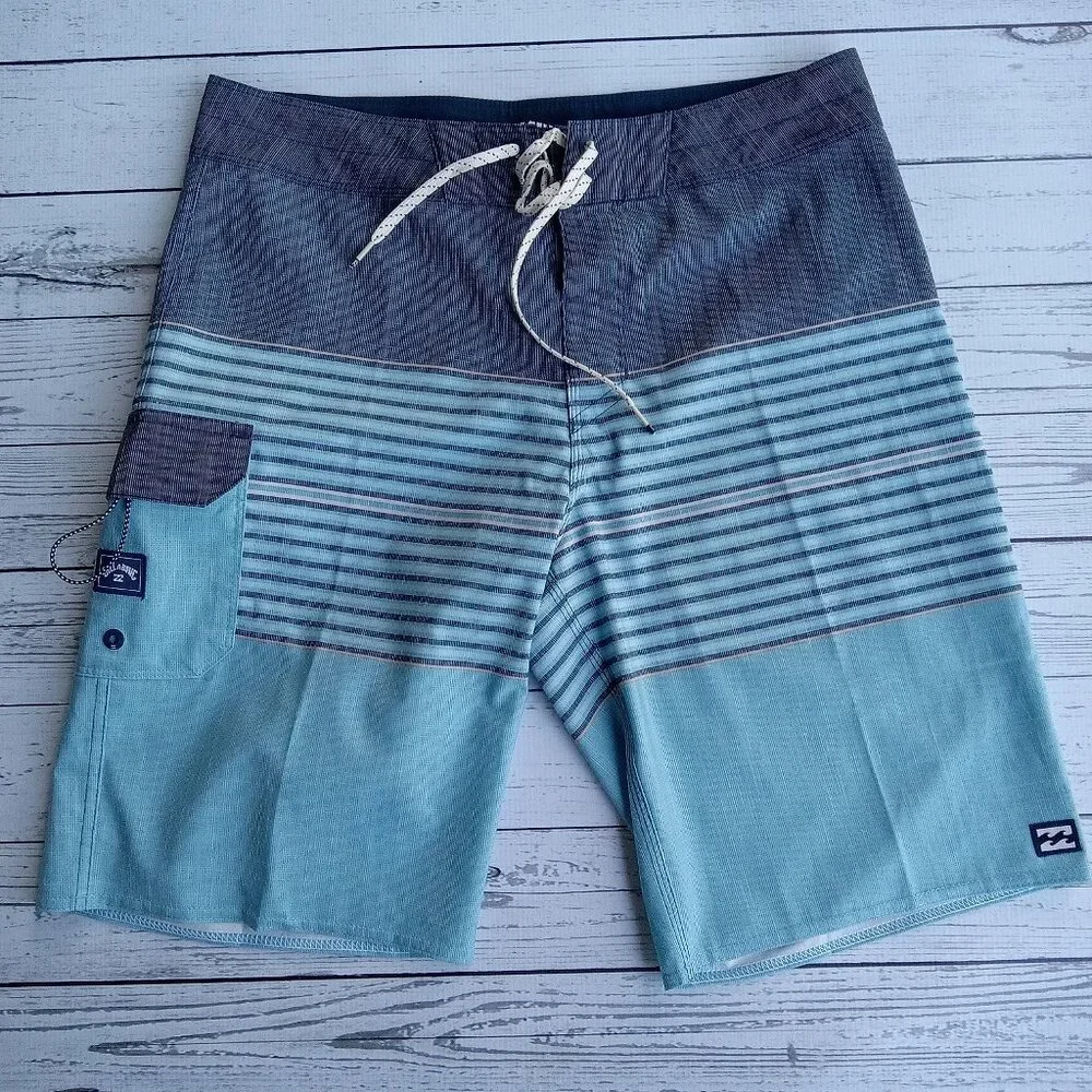 Men's BILLABONG Recycler Pro Performance Board Swim Shorts Size 30 NWOT‎